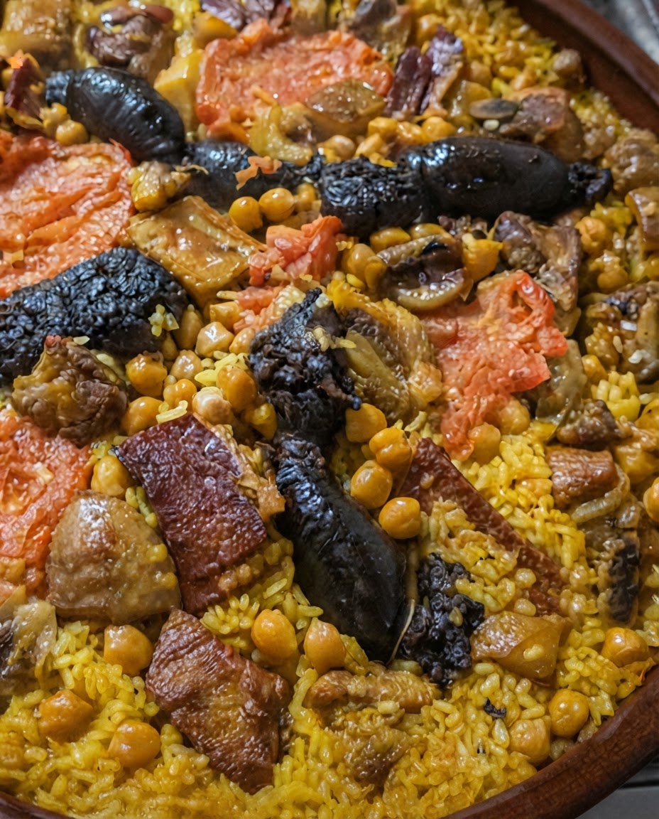 Arroz al horno típico de la comarca
